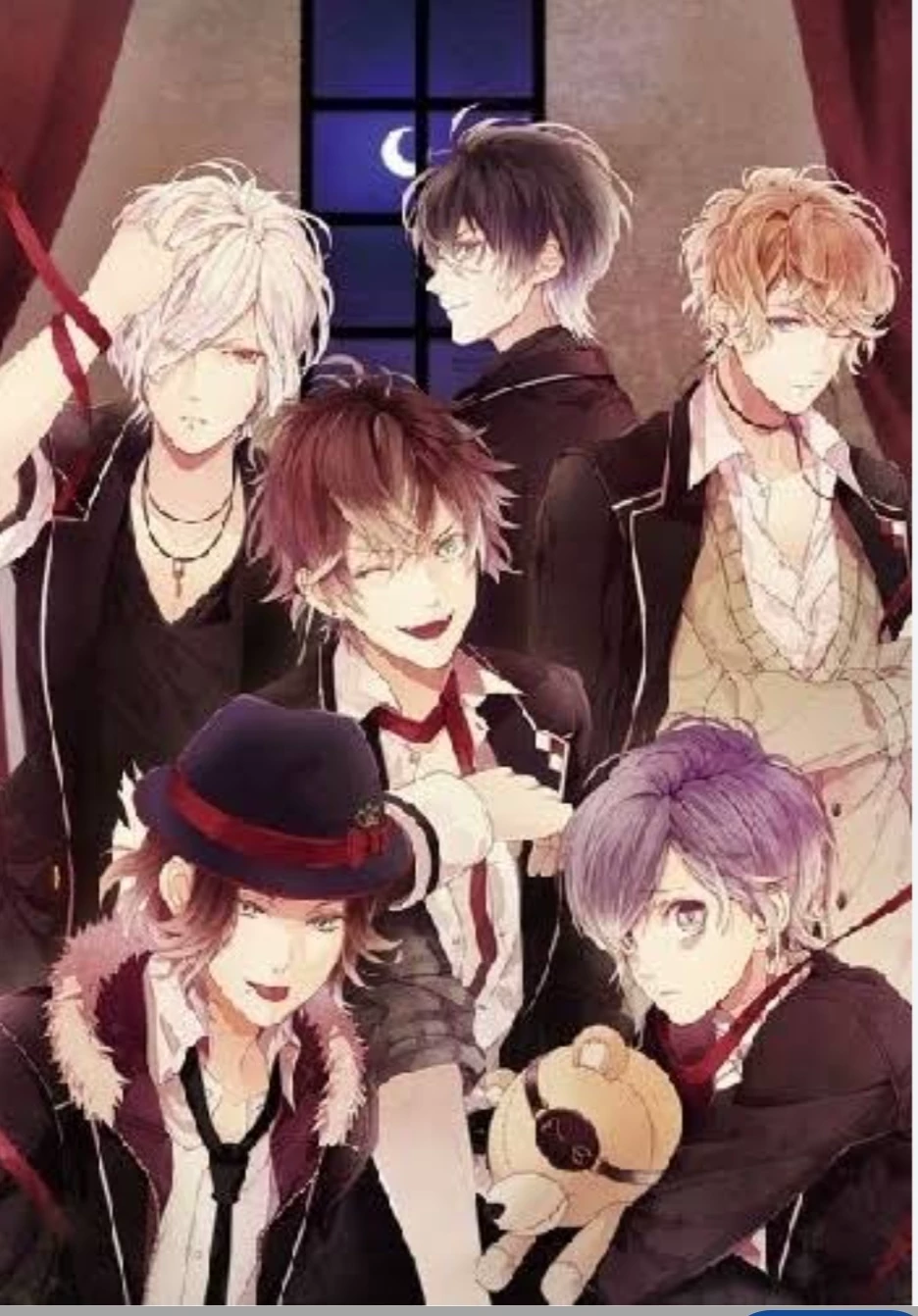 subaru,reji,shu,laito,kanato and ayato thumbnail