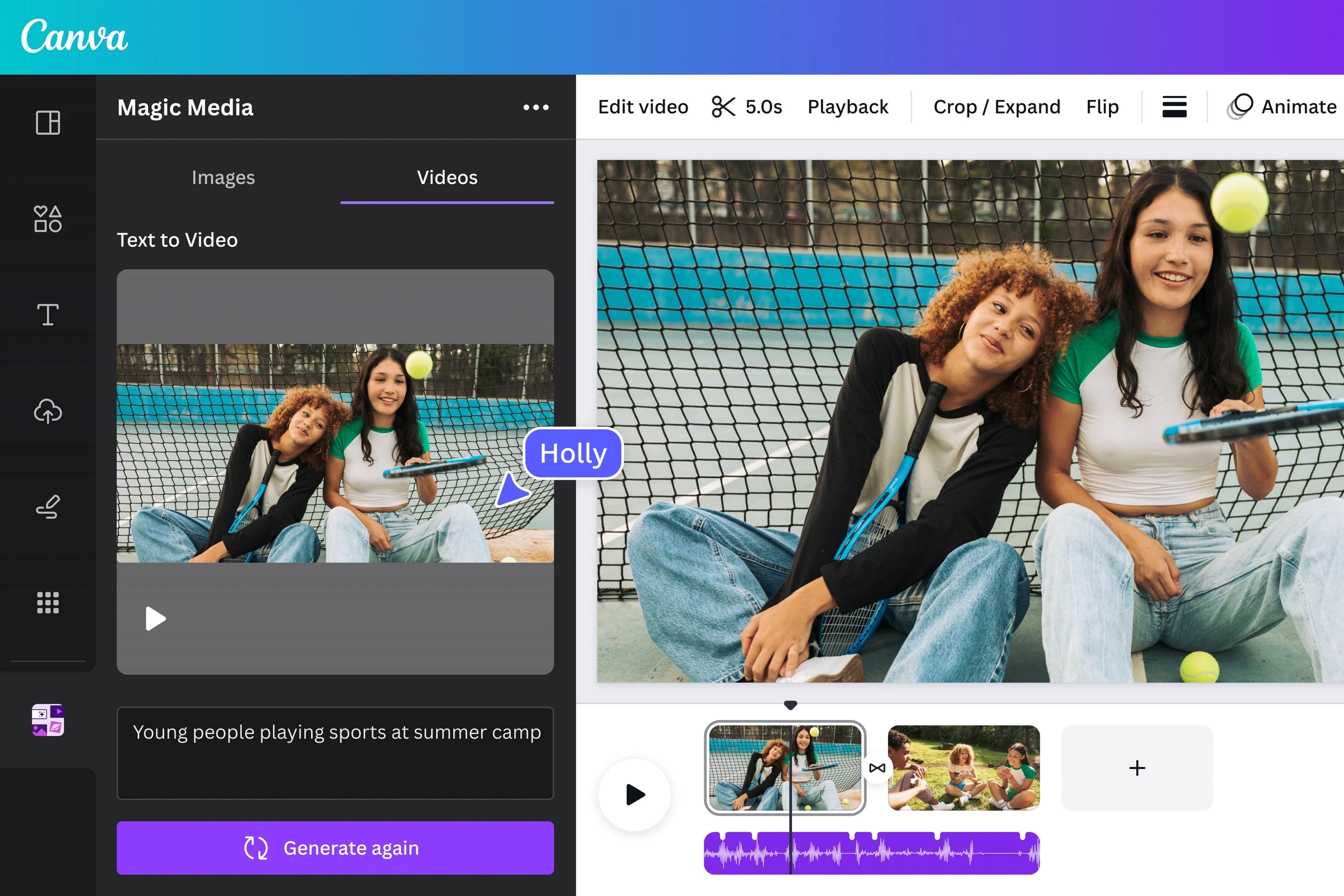AI video generator thumbnail