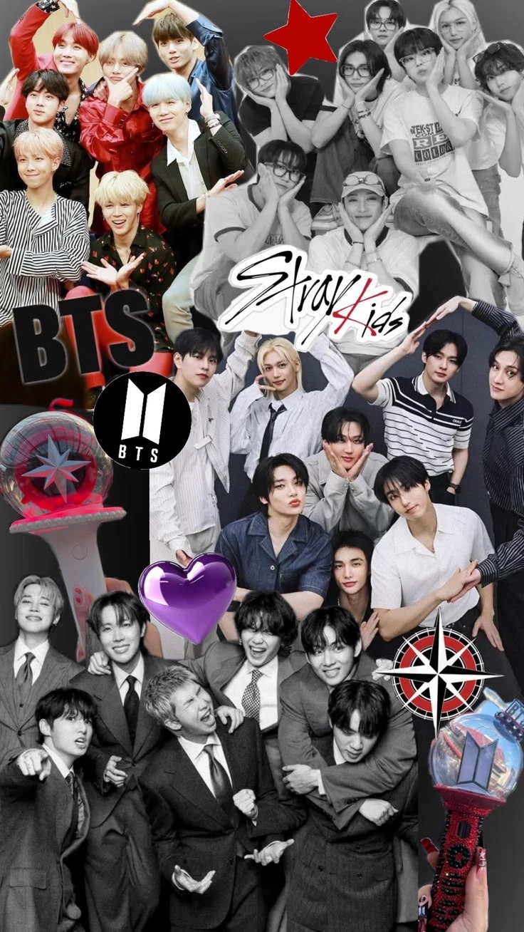 BTS and Stray Kids thumbnail