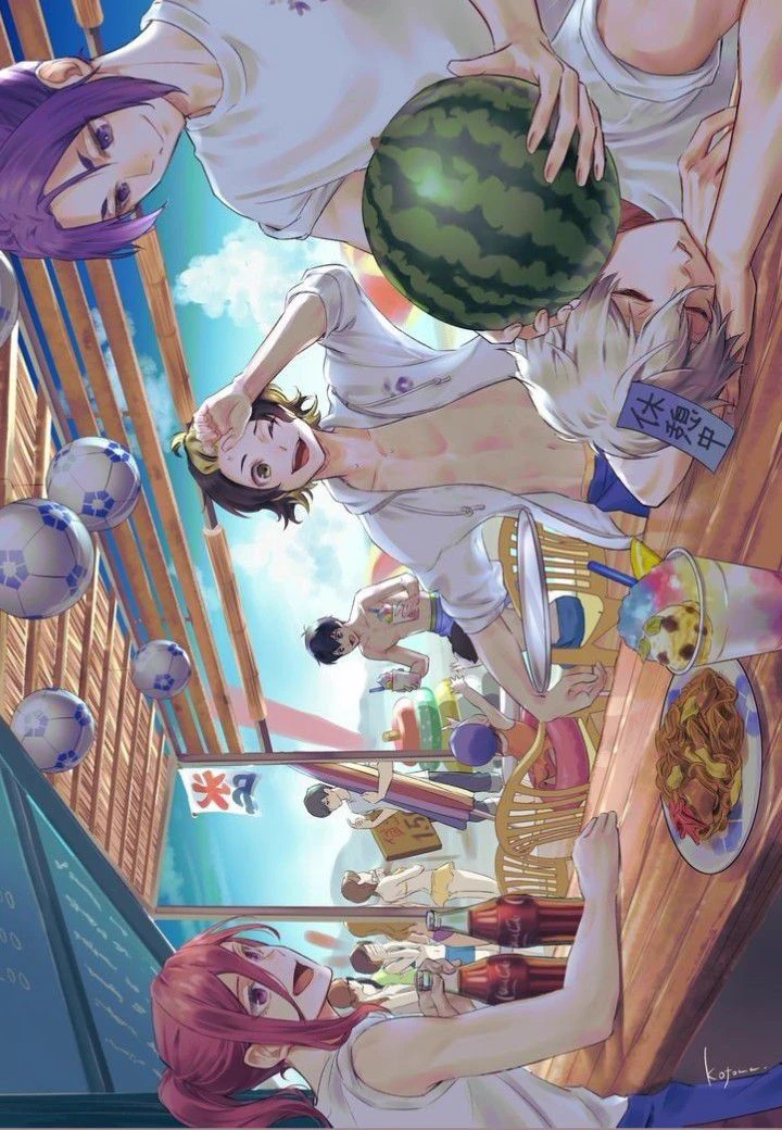Blue Lock on the beach!! 🏖️⚽ thumbnail