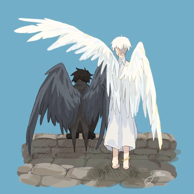 AU: Two Angels Under the Same Roof 💘🪽 thumbnail