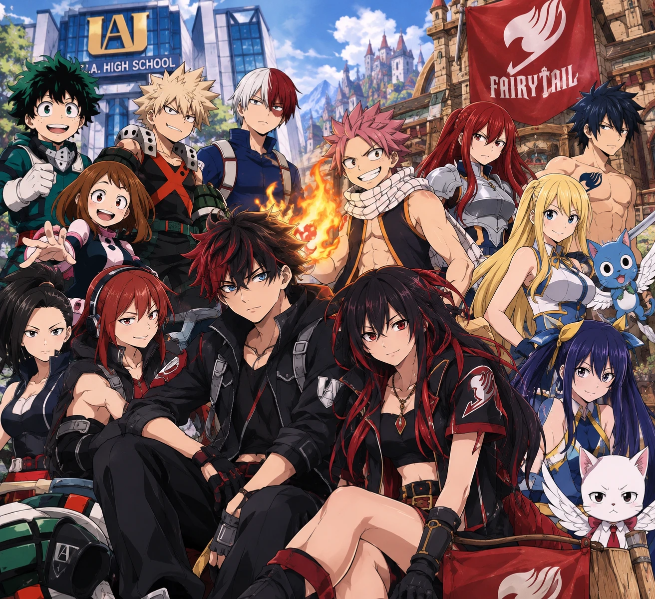 MHA X FAIRY TAIL thumbnail