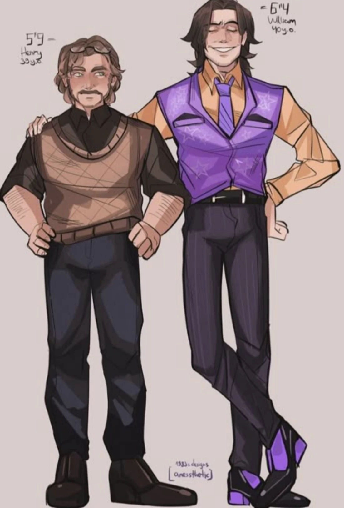 William Afton and Henry Emily \| Measurements for Endoskeleton thumbnail