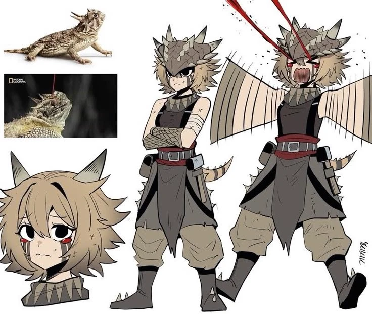 ?!MHA-HORNED LIZARD!? thumbnail