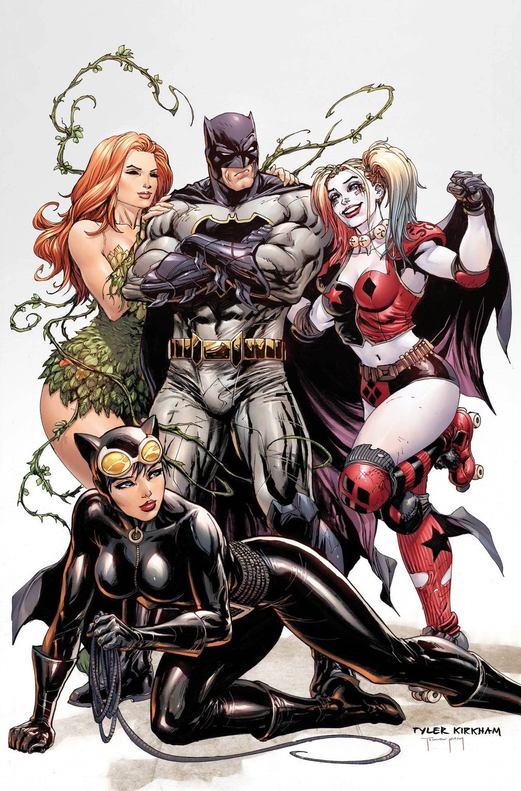 Batman & The Sirens of Gotham. Poison Ivy, Harley Quinn, and Catwoman.  thumbnail