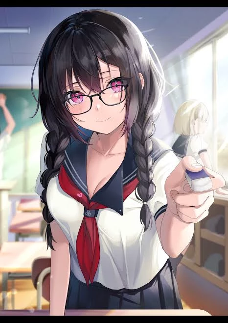 Sumireko Sanshokuin gadis remaja kacamata   thumbnail