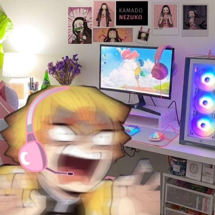 Zenitsu Agatsuma gamer. thumbnail