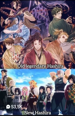The Hashira of the Sengoku era meets the Hashira of the Taisho era thumbnail