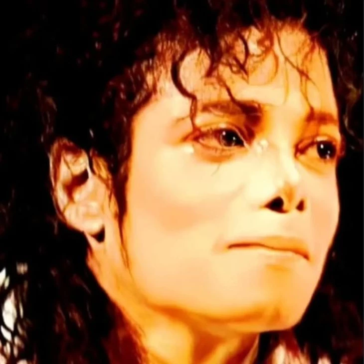 Michael's left buttock