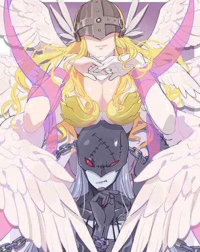Angewomon and Ladydevimon thumbnail