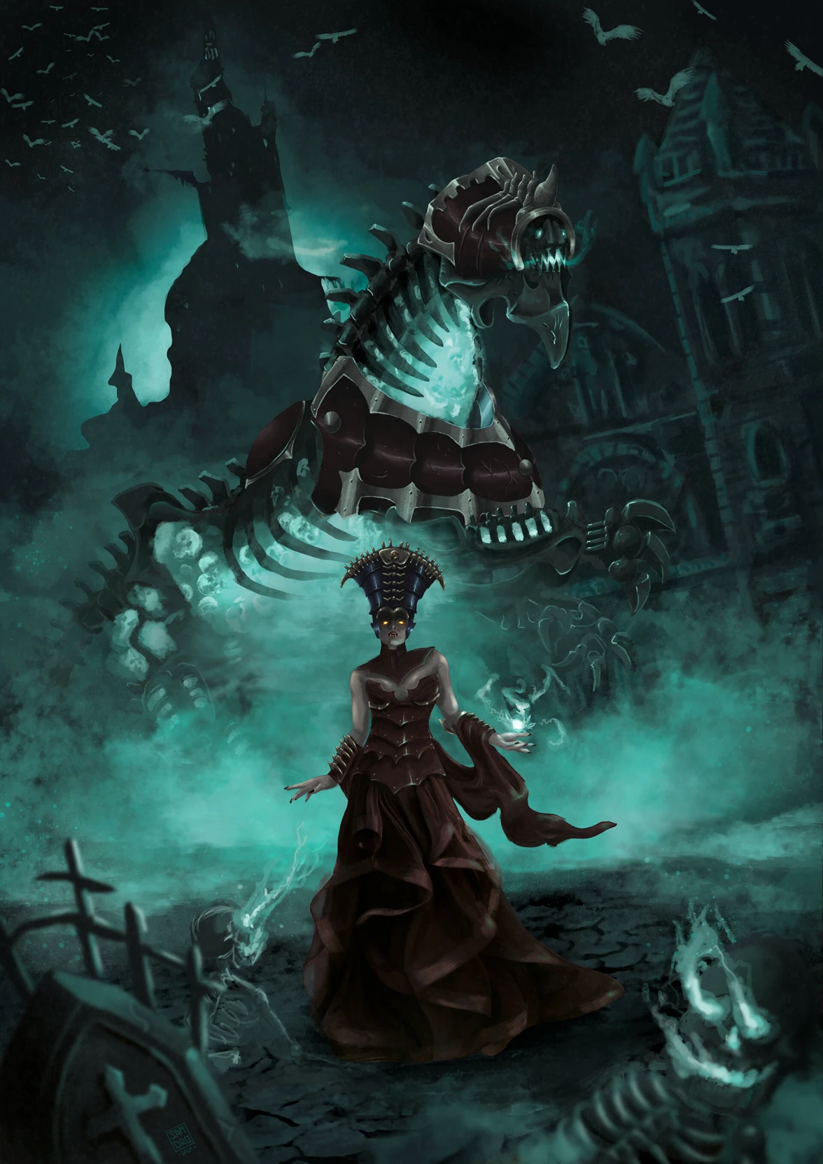 I return to my mother...Neferata the first Vampire. thumbnail