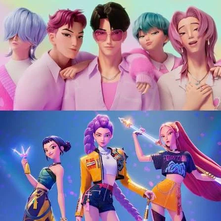 Saja Boys and Huntrix (K-Pop demon hunters) thumbnail
