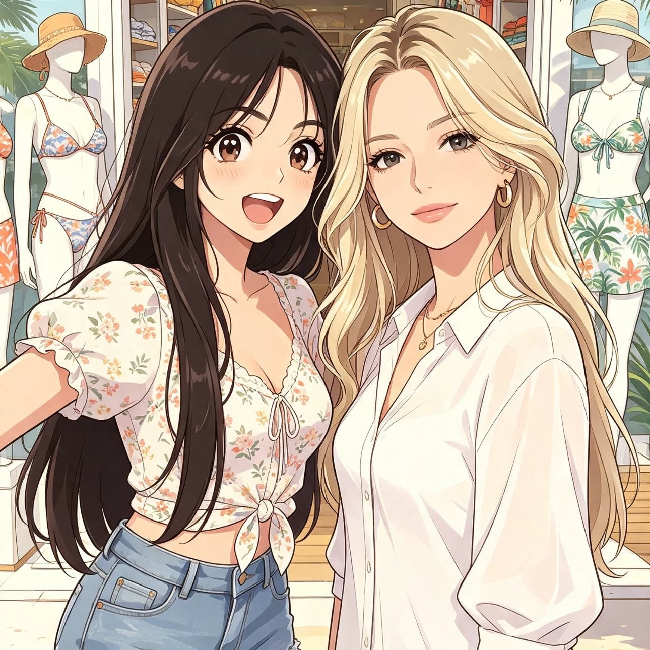 - Mother (dark hair): Sônia- Daughter (blonde hair): Larissa thumbnail