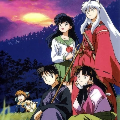 Inuyasha kagome Miroku Sango Shippo Kirara thumbnail
