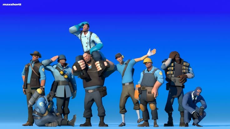 Team Fortress 2 blue team thumbnail