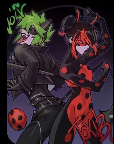 🐞shadybug and claw noir🐈‍⬛ thumbnail