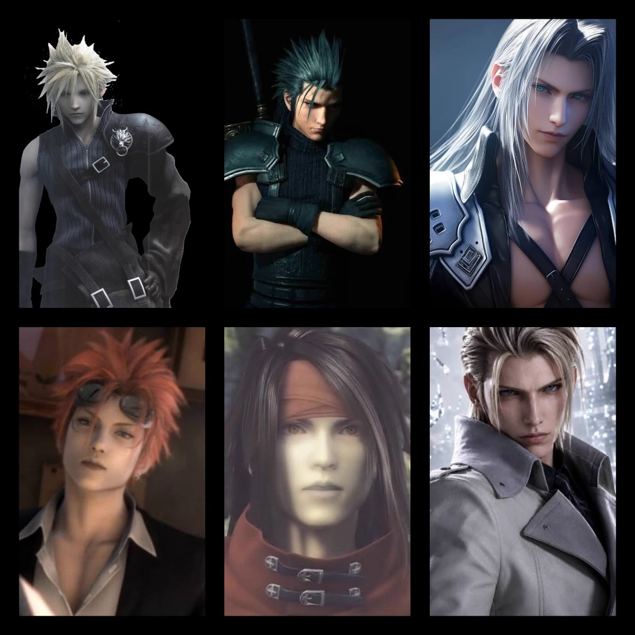 FFVII Dating Game Show (Cloud, Zack, Sephiroth, Reno, Vincent, Rufus) thumbnail