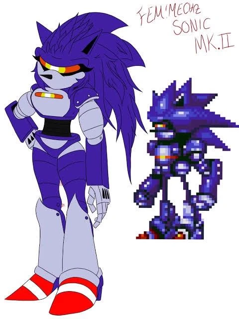 Mecha Sonic MK.II(2) (fem) o Fem'Meo Sonic MK.II(2) thumbnail