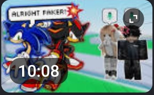 Sonic and Shadow (in Roblox) thumbnail