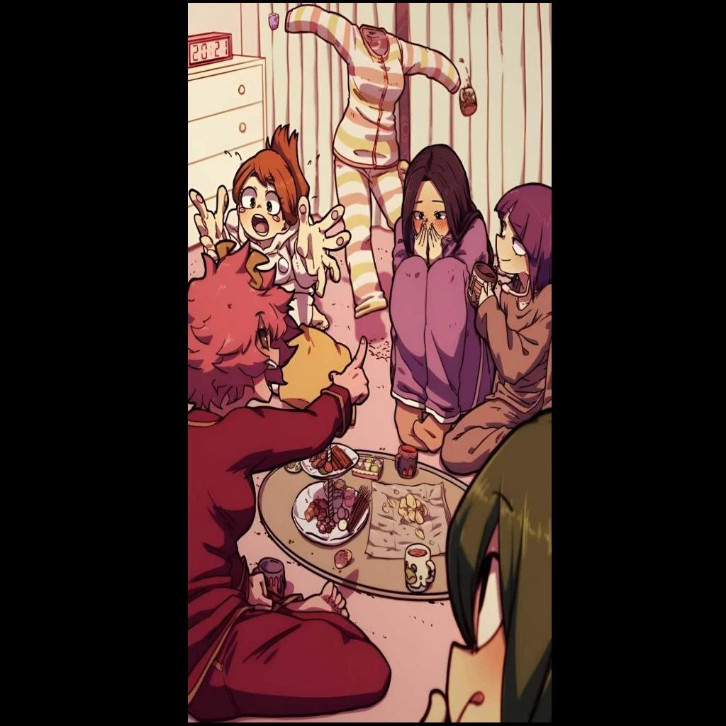 MHA girls sleepover night  thumbnail
