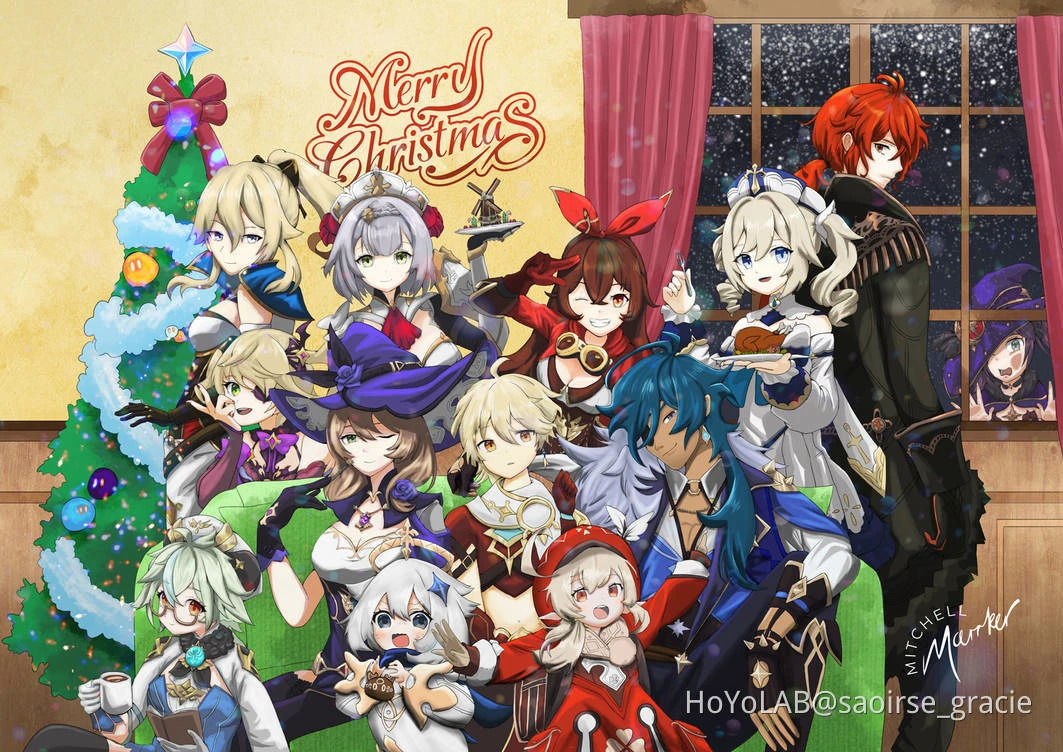Genshin Christmas thumbnail