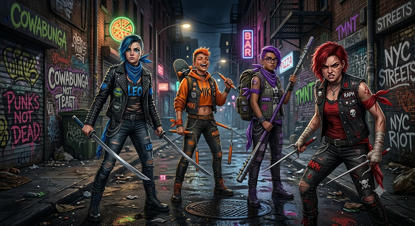 Street punk TMNT (human women) thumbnail