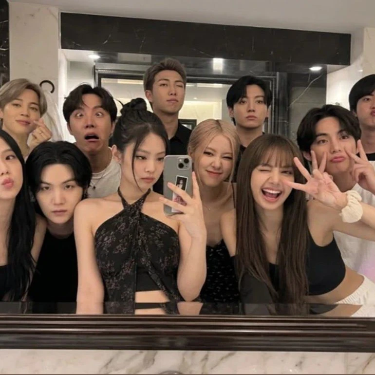 blackpink and bts thumbnail