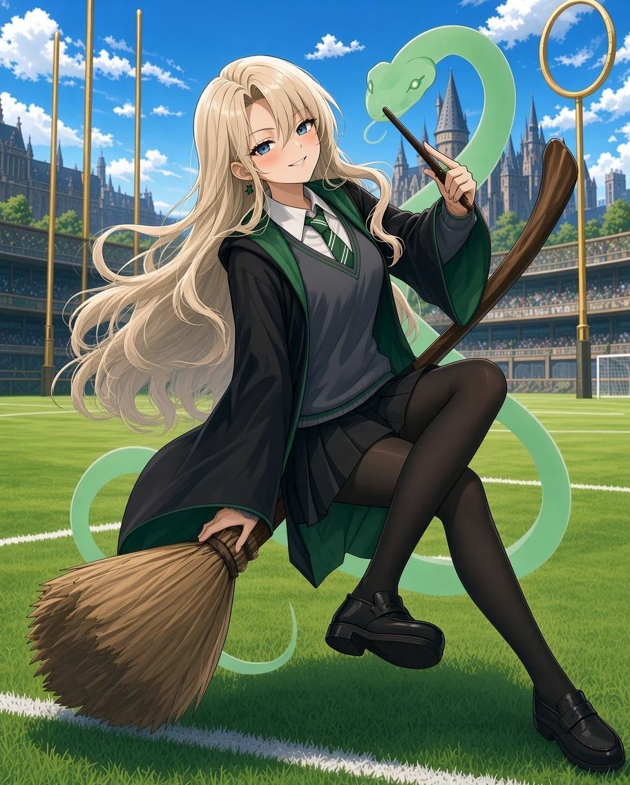Draconia Malfoy 🖤💚🐍🐍 thumbnail