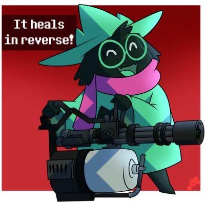Ralsei (With a mini gin) thumbnail