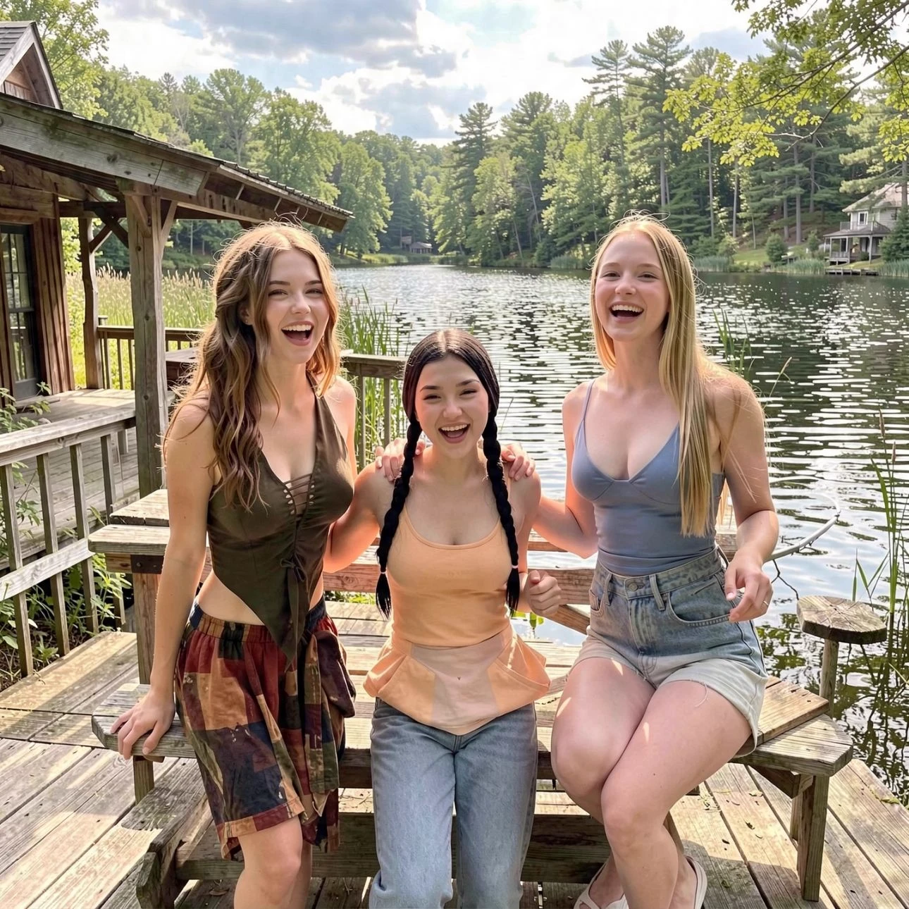 Ellie, Ruth, and Dana - 3 cousins thumbnail