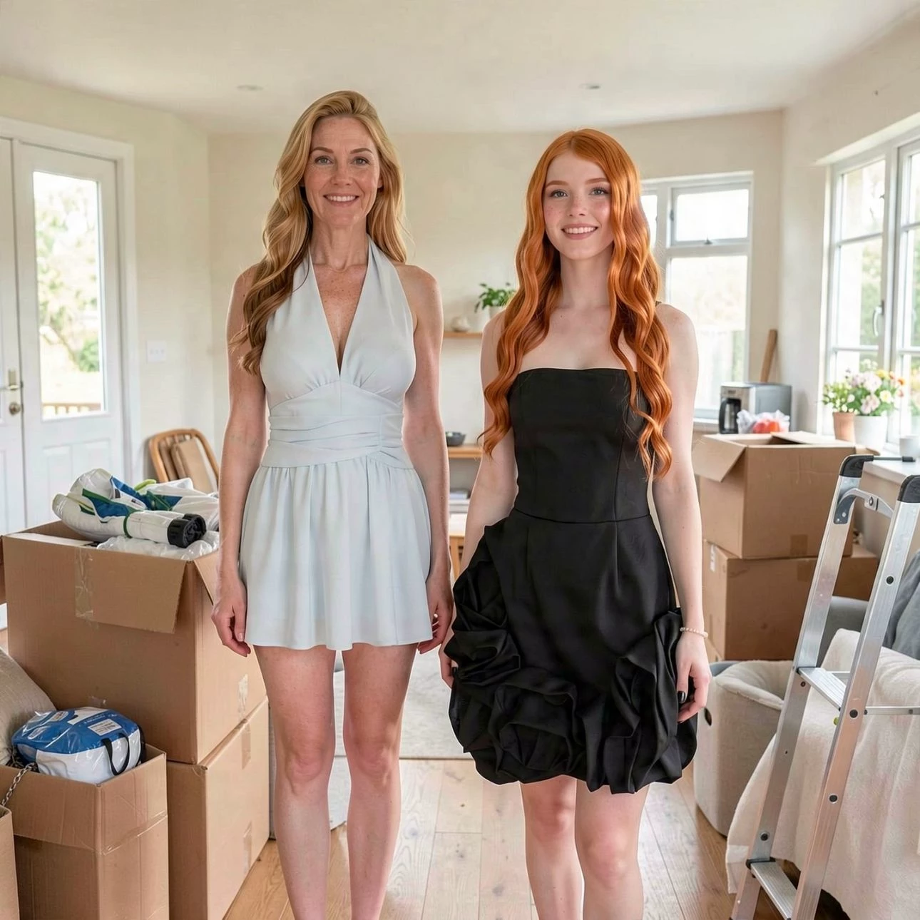 Elizabeth and Tara - new wife and stepdaughter thumbnail