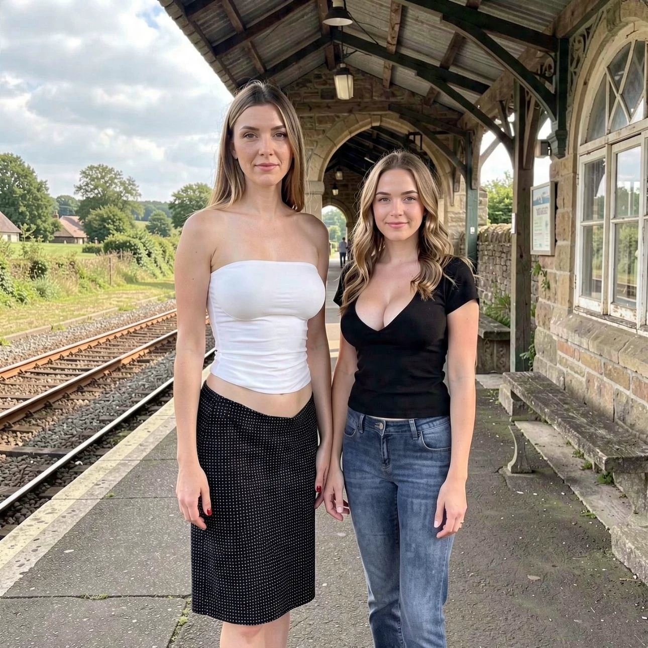 Claire and Sophie - cancelled train thumbnail