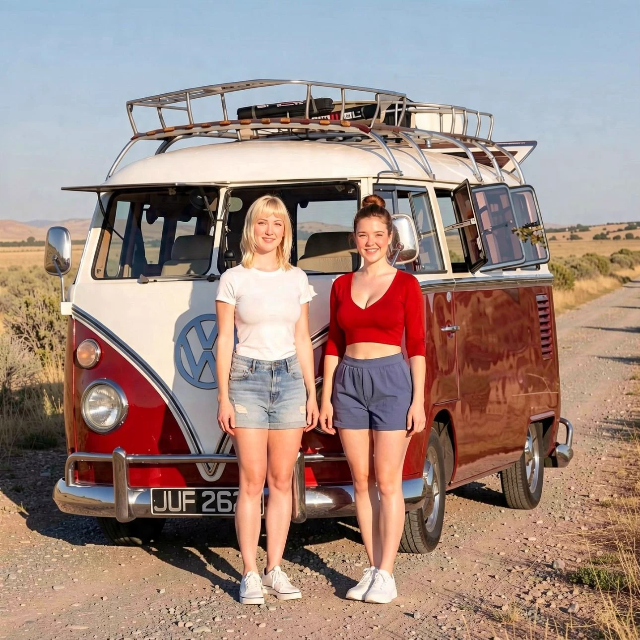 Becca and Eleanor - blue summer thumbnail