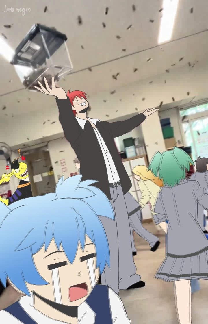 assassination classroom and pick me thumbnail
