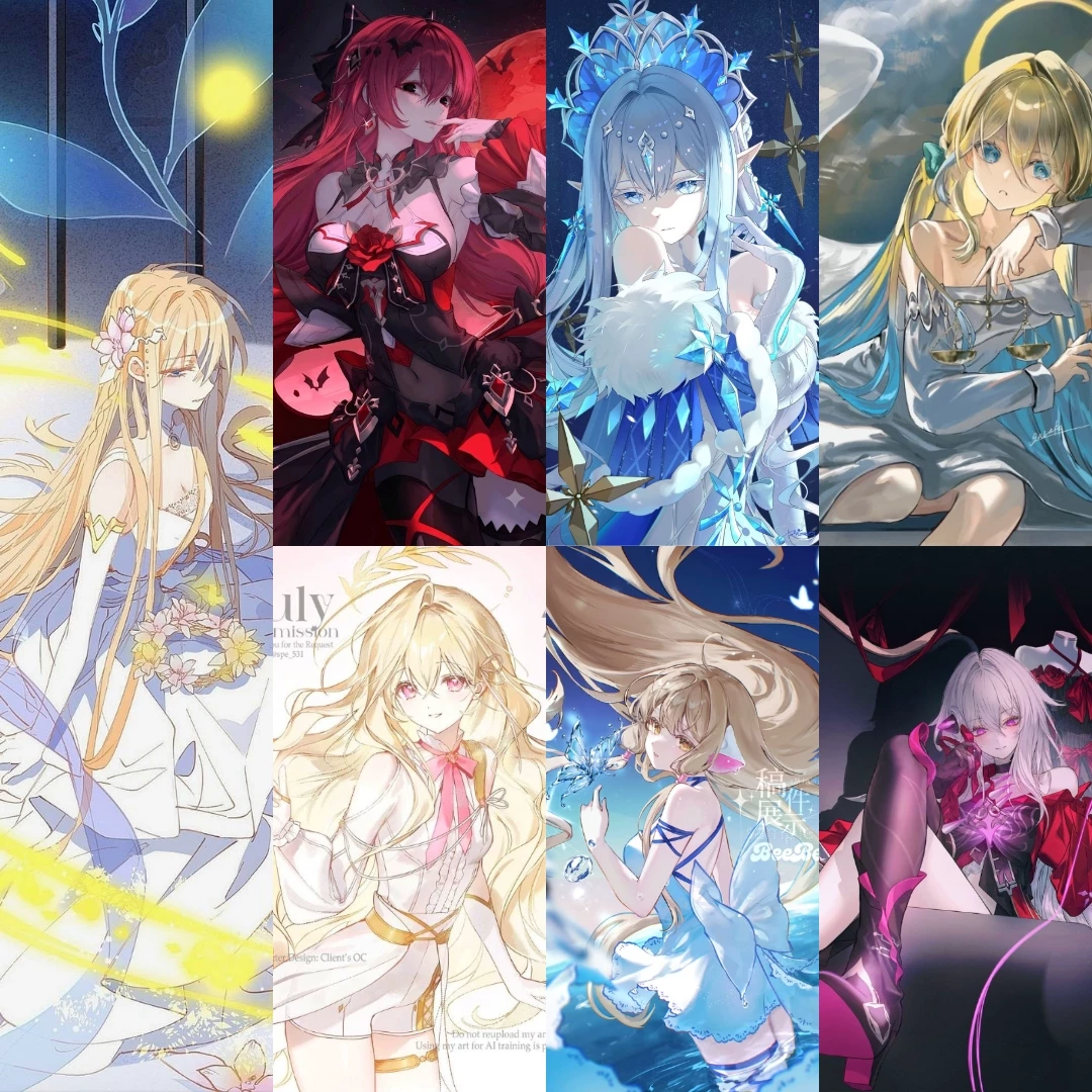 Aurelia,Crimson,Seraphine,Celeste,Lily,Marina,Nyxia thumbnail