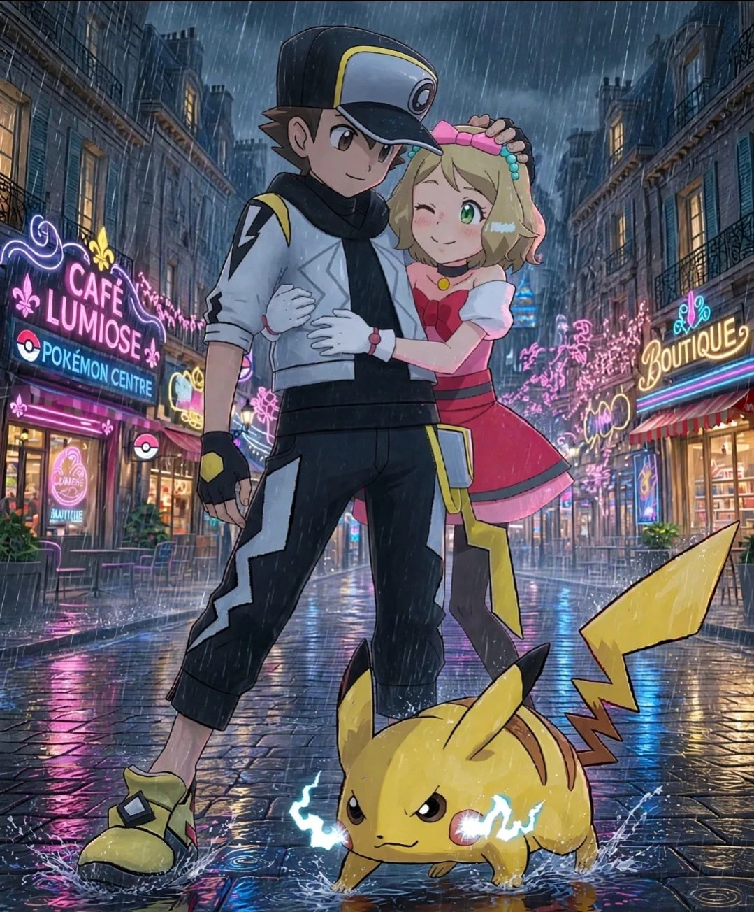 Gabriel and Serena - pokemon thumbnail