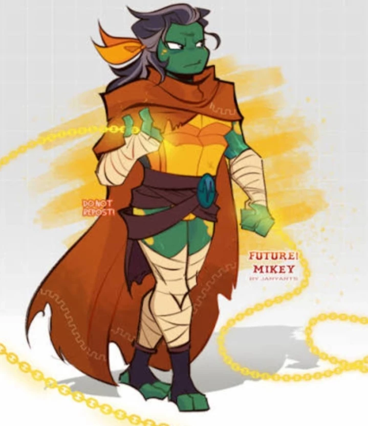 Mikey according to futuro 🐢💛🧡 thumbnail