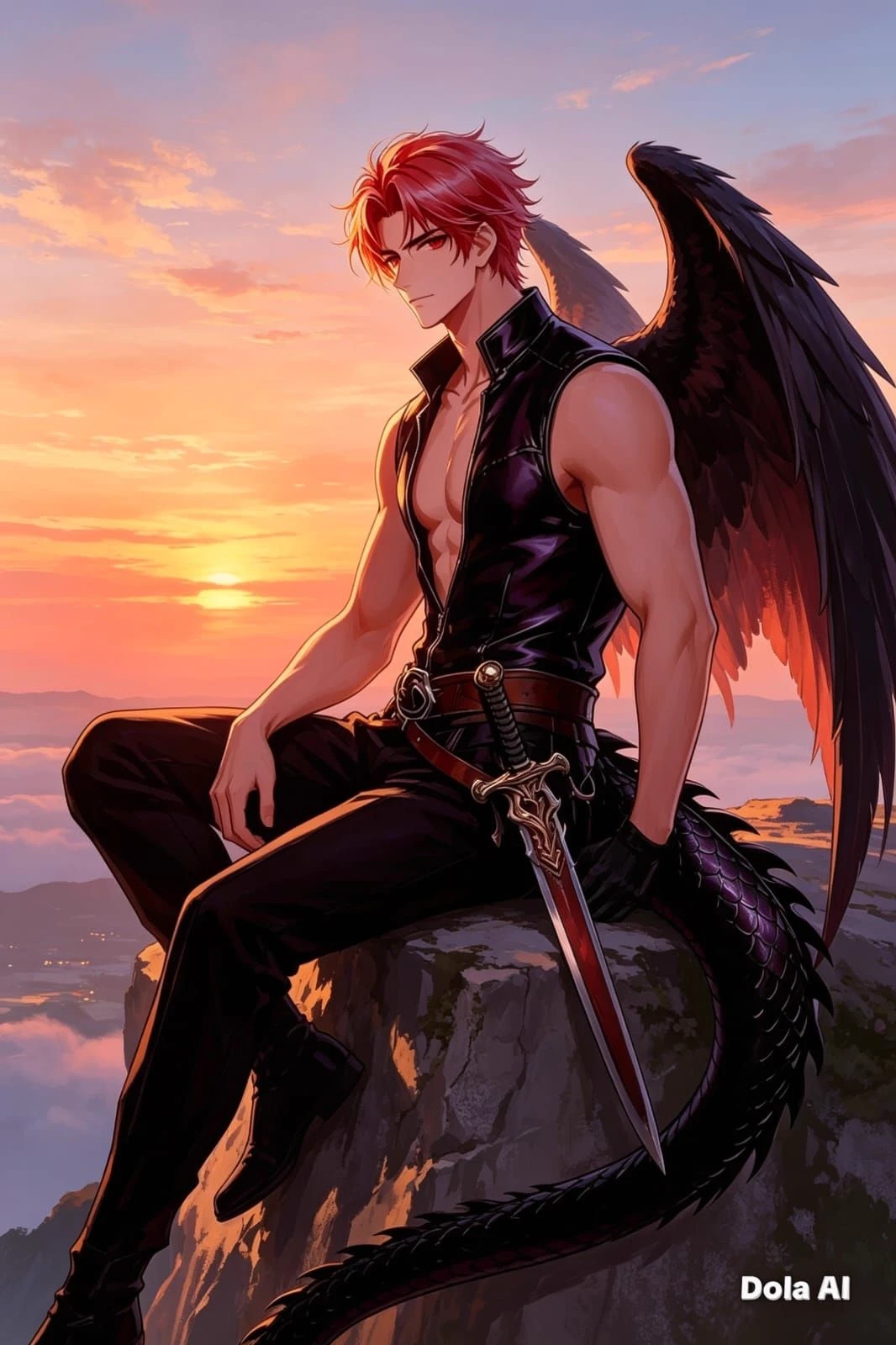 Leon's brother from "Shut up, evil dragon, I don't want to raise children with you anymore." thumbnail