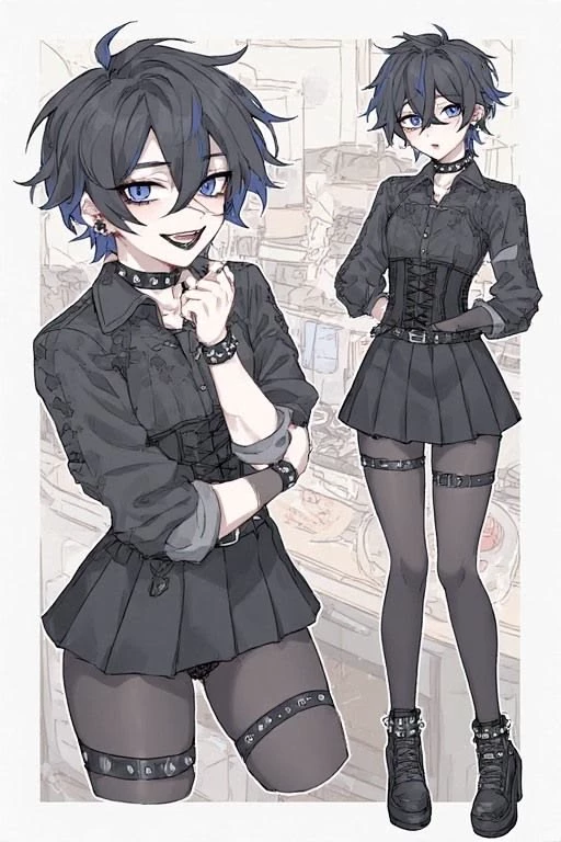 Michelle - Emo femboy thumbnail