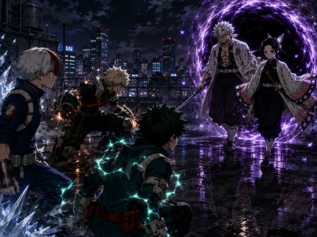 Demon Slayer X My Hero Academia thumbnail