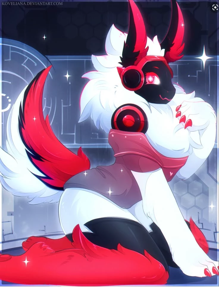 🤍❤️Protogen❤️🤍\[Furry\] thumbnail