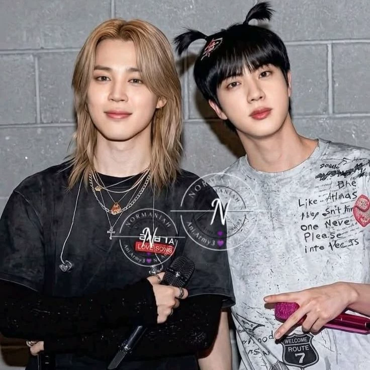 Park Jimin and seokjin thumbnail