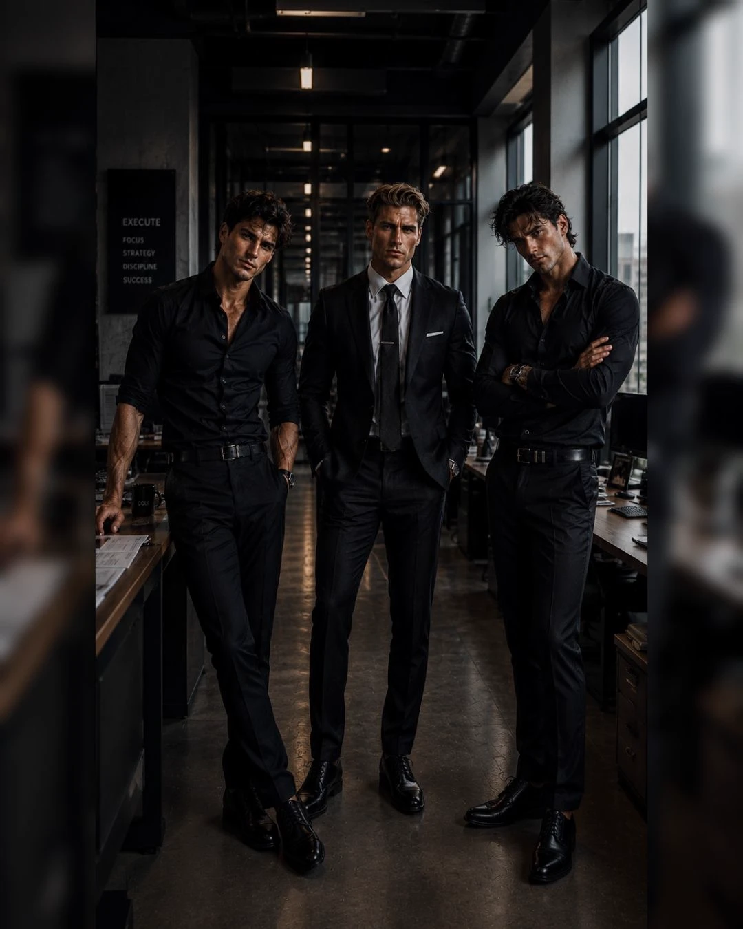 Three Tall Coworkers thumbnail
