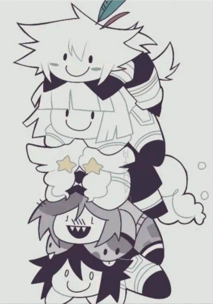 Claire x Engel (will you let your Claire loaf cat go out with the Engel loaf cat?) thumbnail