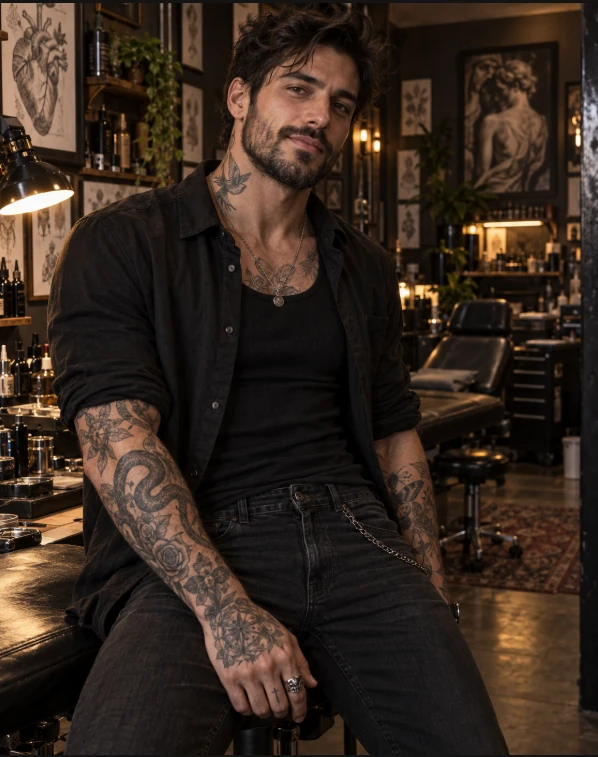 Noah - Tattoo artist - Trans man thumbnail