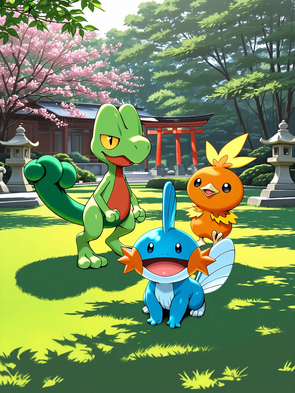 Treecko, torchic, mudkip thumbnail