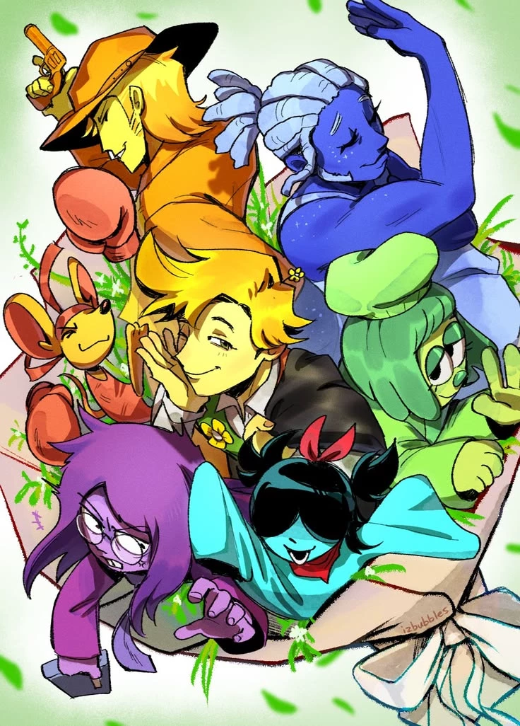 Deltarune flowers thumbnail