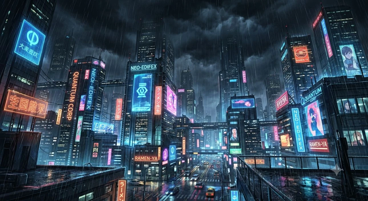 The Cyberpunk City of Neo-Edifex thumbnail