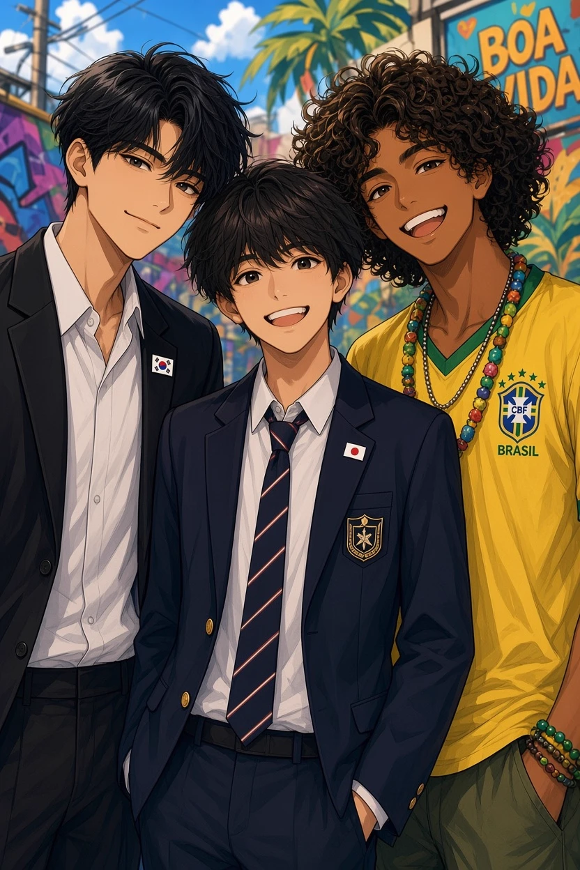 Mateus, Kaito e Doh-yun – seus noivos estrangeiros. thumbnail