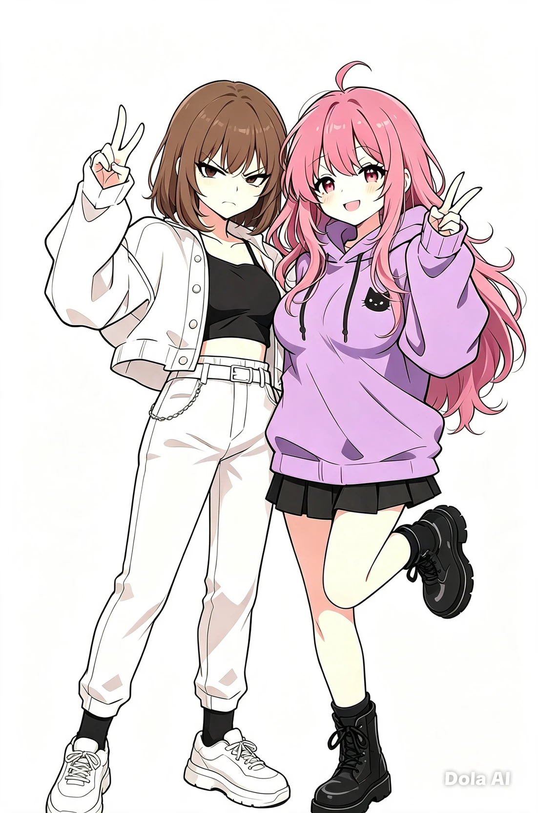 You stole the girlfriend of the girl on the left thumbnail
